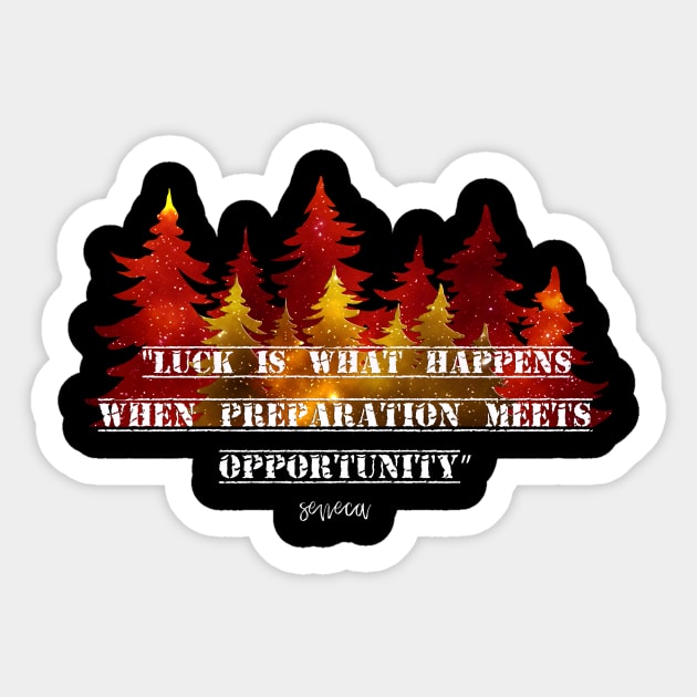 Stoic Quote from Seneca Sticker by emma17